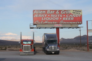 Area 51 Trucks sign