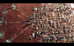 Musk's Mars colony. One burp from the sun, everybody's dead.