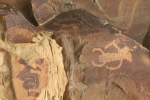 A Wyoming petroglyph of unknown age. This place gave me the shivers...