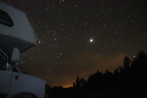 Pretty nice sky but not close to the higher, clearer ones of Tibet.