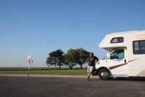 The Plains States rest stop, 2015.