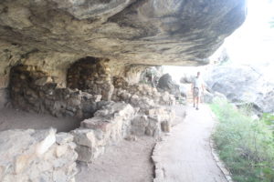 All the cliff dwellers' work involved stones easily carried by one or two people.