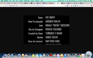 Bear with me and notice in the credits that Franco's last name is spelled with an 'o' at the end.