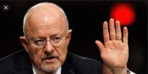 Clapper just prior to committing the felony of perjury. If you or I did this...